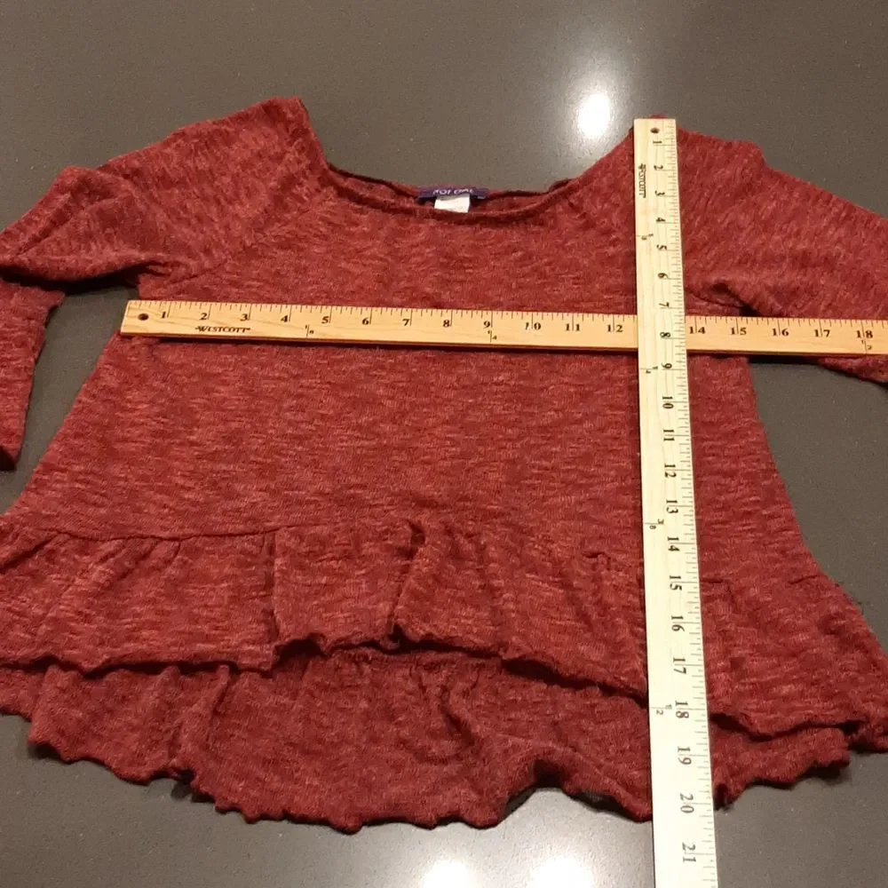Hot Gal Red Sweater - Picture 5 of 5